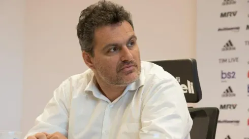 Diretoria negociação contratação de joia uruguaia. Foto: Alexandre Vidal / Flamengo