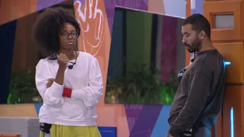 Lumena conversa com Gilberto sobre pedido de desculpas de Carla Diaz