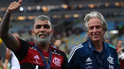 Jorge Jesus voltou a falar sobre o Flamengo em coletiva de imprensa