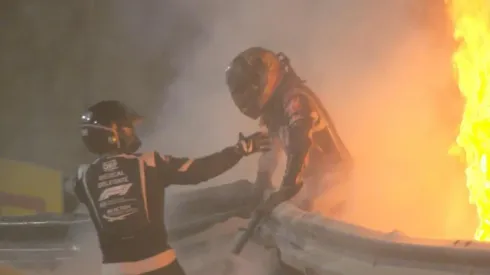 Romain Grosjean sofreu um grave acidente no GP de Bahrein