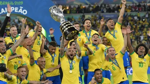 Brasil campeão da Copa América de 2019. (Foto: Thiago Ribeiro/AGIF)