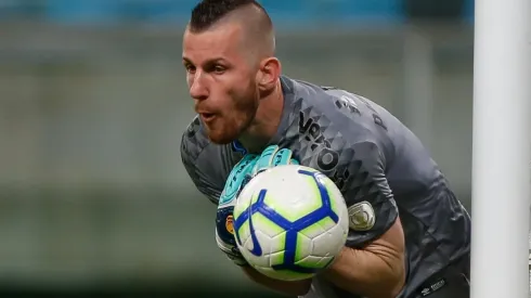 Paulo Victor era a primeira opção dos paraguaios – Foto: Jeferson Guareze/AGIF.