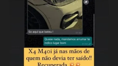 Meia do Corinthians tem carro roubado em São Paulo