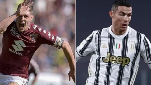 Bellotti e Cristiano Ronaldo são os principais jogadores das equipes (Foto: Reprodução/Facebook)