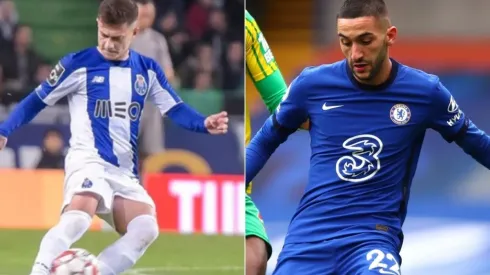 Otávio e Ziyech serão duas atrações da partida (Foto: Reprodução/Instagram – Getty Images)