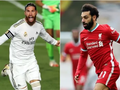 Com dois de Vinícius Júnior, Real Madrid sai na frente do Liverpool na Champions League