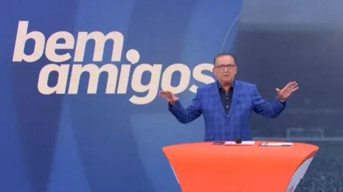 Galvão retorna ao programa "Bem, Amigos". (Foto: Reprodução TV)