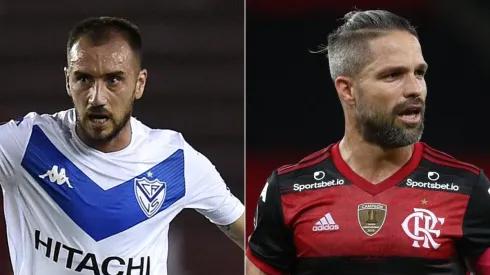 Mancuello e Diego atuaram juntos com a camisa do Flamengo (Foto: Getty Images)
