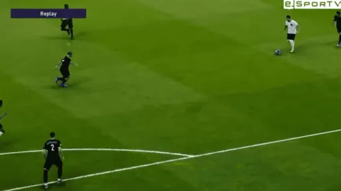 Corinthians venceu o Flamengo com certa facilidade (Foto: Reprodução/YouTube/eSporTV)