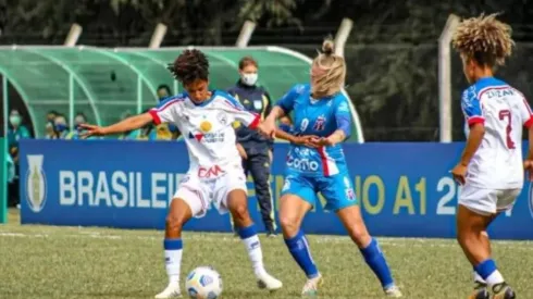 Bahia e Napoli empatam pelo Brasileirão feminino. (Foto: Reprodução/Twitter)