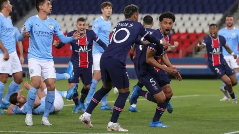 Marquinhos balançou as redes em cobrança de escanteio (Foto: Getty Images)