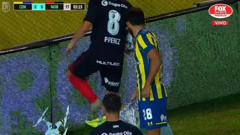 Pablo Pérez destruiu o drone