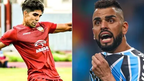 Aragua e Grêmio se enfrentam nesta quinta-feira (Foto: Reprodução/Twitter e Getty Images)