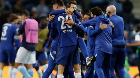 Jogadores do Chelsea celebram o título da Champions League (Foto: Getty Images)