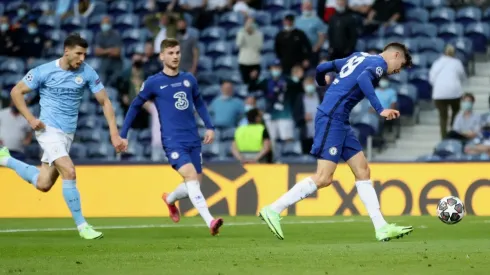 Havertz marcou o gol que vai dando a vantagem ao Chelsea (Foto: Getty Images)