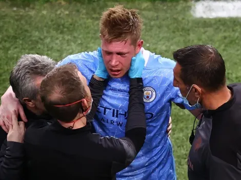 De Bruyne tem múltiplas fraturas na face por choque com Rüdiger