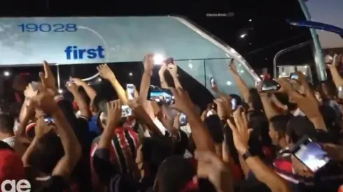 São Paulo chega a Teresina para enfrentar o 4 de julho pela Copa do Brasil com festa de torcedores. (Foto: Reprodução)