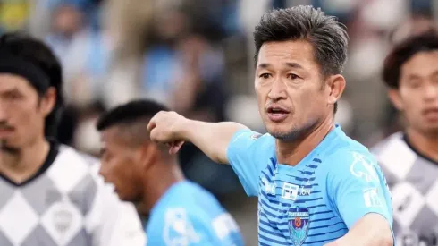 Kazu Miura, primeiro japonês a jogar no Santos é homenageado pelo PES 2021. (Foto: Getty Images)