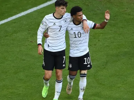 Vídeo | Havertz marcar o terceiro da Alemanha no início da etapa final