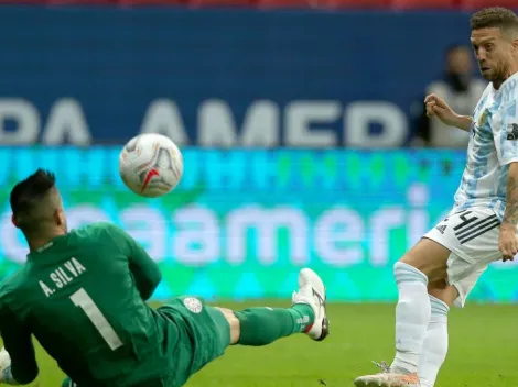 Intervalo de jogo: Argentina 1x0 Paraguai; veja o resumo e as estatísticas da primeira etapa