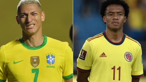 Brasil e Colômbia se enfrentam nesta quarta-feira (Foto: Getty Images)