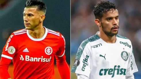 Internacional e Palmeiras se enfrentam nesta quarta-feira (Foto: Getty Images)