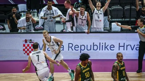 Alemanha vence o Brasil e fica com a vaga olímpica. (Foto: CBB – @basquetebrasil)