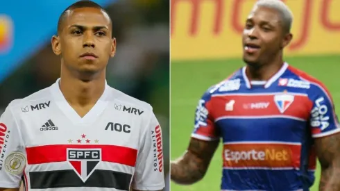 São Paulo e Fortaleza se enfrentam neste sábado (Foto: Getty Images e Kely Pereira/AGIF)