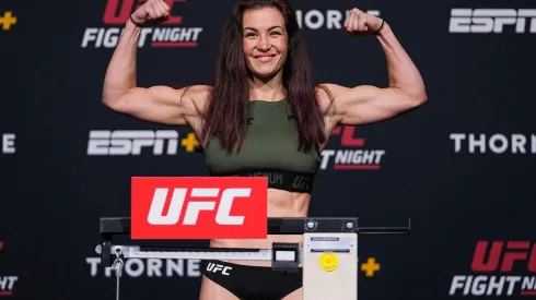 Miesha Tate voltou aos octógonos com uma vitória por nocaute técnico (Foto: Getty Images)