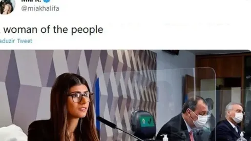 Mia Khalifa voltou a ser relacionada com a CPI da Covid e respondeu post de Randolfe Rodrigues