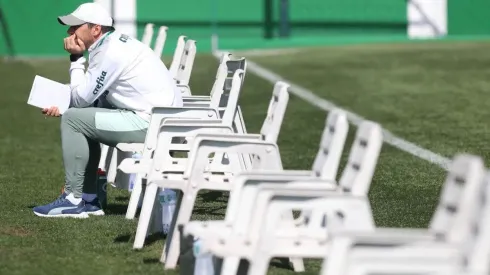Palmeiras x Fluminense, Abel Ferreira suspenso não comanda o time paulista (Foto: Cesar Greco/Palmeiras)
