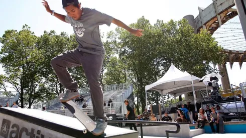 O skatista brasileiro Felipe Gustavo, em foto tirada em 2011. (Foto: Getty Images)