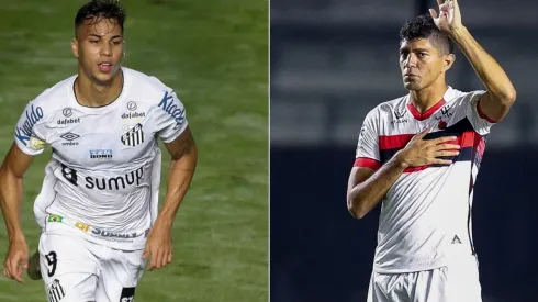Santos x Atlético-GO duelam neste domingo (25), na Vila Belmiro, pelo Brasileirão
