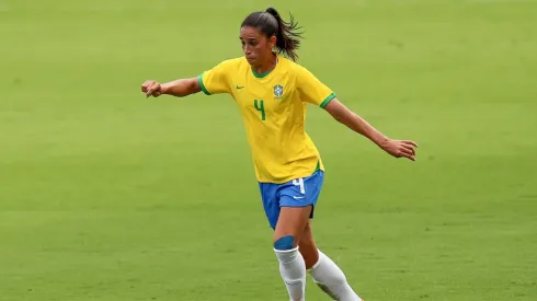 Rafaelle falou sobre a partida contra Zâmbia (Foto: Getty Images)