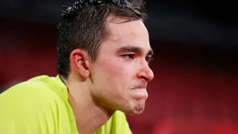 Mesmo eliminado, Calderano já entrou para a história da modalidade | Crédito: Getty Images