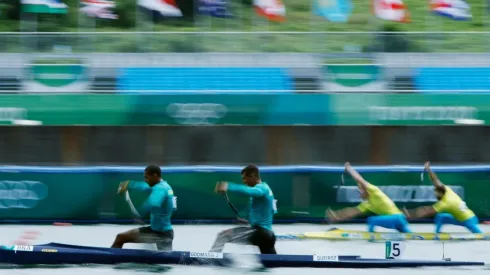 Dupla da canoa brasileira liderou a bateria de ponta a ponta | Crédito: Getty Images