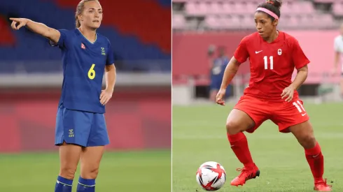Suécia X Canadá decidem o ouro do Torneio Olímpico de futebol feminino. (Fotos: Getty Images)
