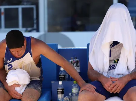 Alison e Álvaro são eliminados e Brasil ficará sem medalha no vôlei de praia