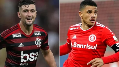 Flamengo e Internacional se enfrentam neste domingo (Foto: Getty Images)
