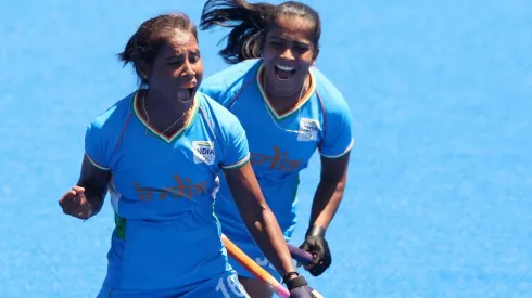 Jogadoras indianas de hóquei sobre a grama (Foto: Getty Images)