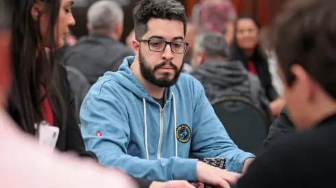 Eder Camapana em ação durante etapa do BSOP (Foto: Divulgação/BSOP)