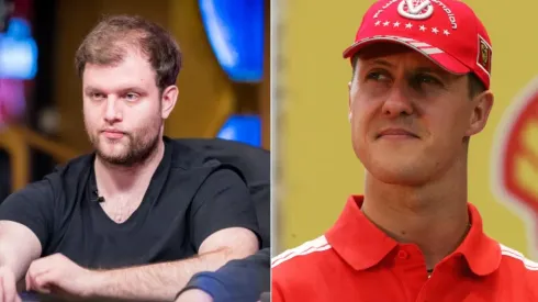 Daniel Smiljkovi repetiu os feitos de Schumacher, mas em outro esporte (Fotos: Partypoker Live e Getty images)
