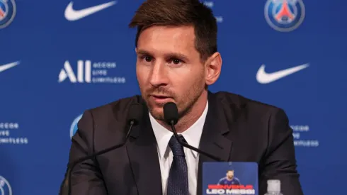 Lionel Messi, em sua apresentação no Paris Saint-Germain (Foto: Getty Images)
