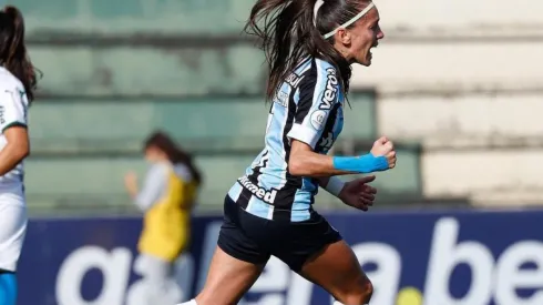 Pri Back, no duelo Grêmio X Palmeiras. (Foto: Reprodução Instagram)