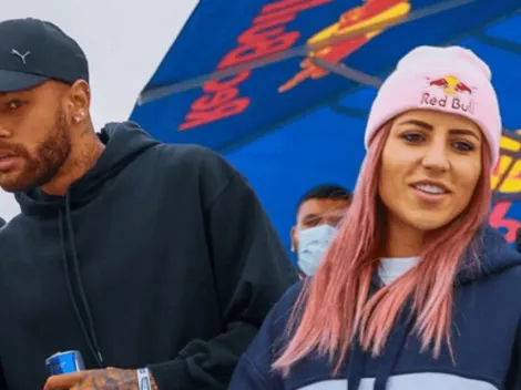 Neymar encontra Leticia Bufoni em Paris no torneio de skate