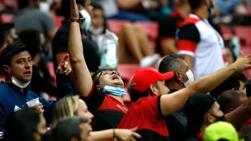 Torcida em jogo do Flamengo, no Mané Garrincha. (Foto: Getty Images)