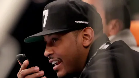 Carmelo Anthony revelou relação complicada com Phil Jackson na época que estavam no New York Knicks (Foto: Getty Images)
