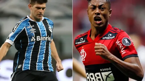 Grêmio x Flamengo se enfrentam nesta quarta (25), na Arena, pela Copa do Brasil