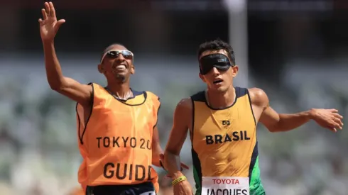 Yeltsin Jacques conquista a primeira medalha do Brasil no atletismo nos Jogos Paralímpicos de Tóquio (Foto: Getty Images)