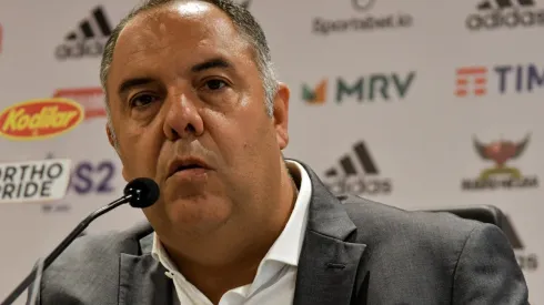 Marcos Braz, vice-presidente de futebol do Flamengo (Foto: Thiago Ribeiro/AGIF)